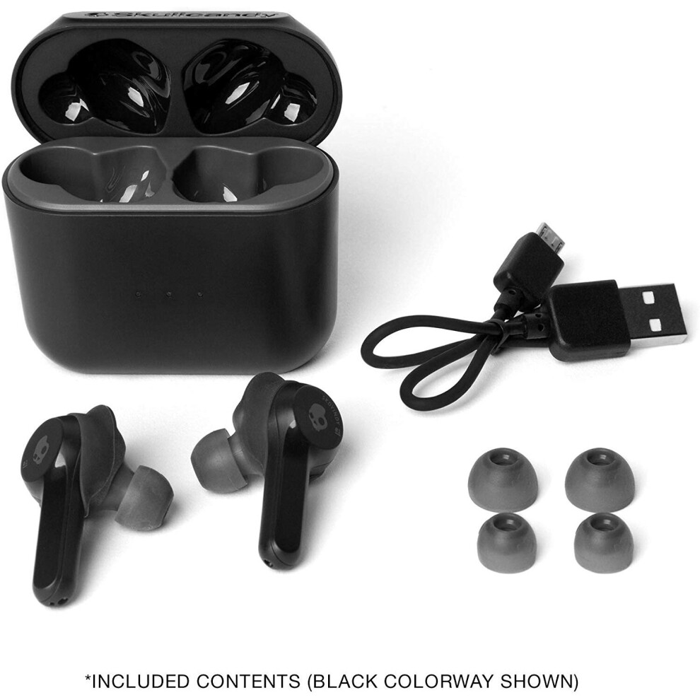 Skullcandy Indy True Wireless Bluetooth Buds Headphones with Microphone - Black