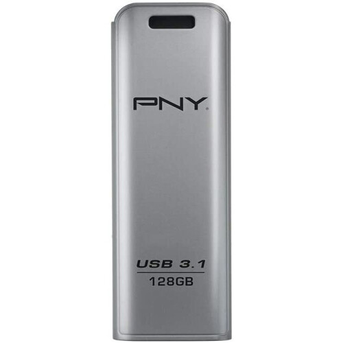 PNY USB Flash Drive Elite Steel Storage Device 3.1 128GB 1
