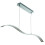 Searchlight Satin Silver LED Wavy Bar Light Ceiling Fitting Home Lighting With Clear Glass 1