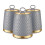 Tower Tower T826091GRY Empire Kitchen Storage, Tea Coffee Sugar Set, Grey 5