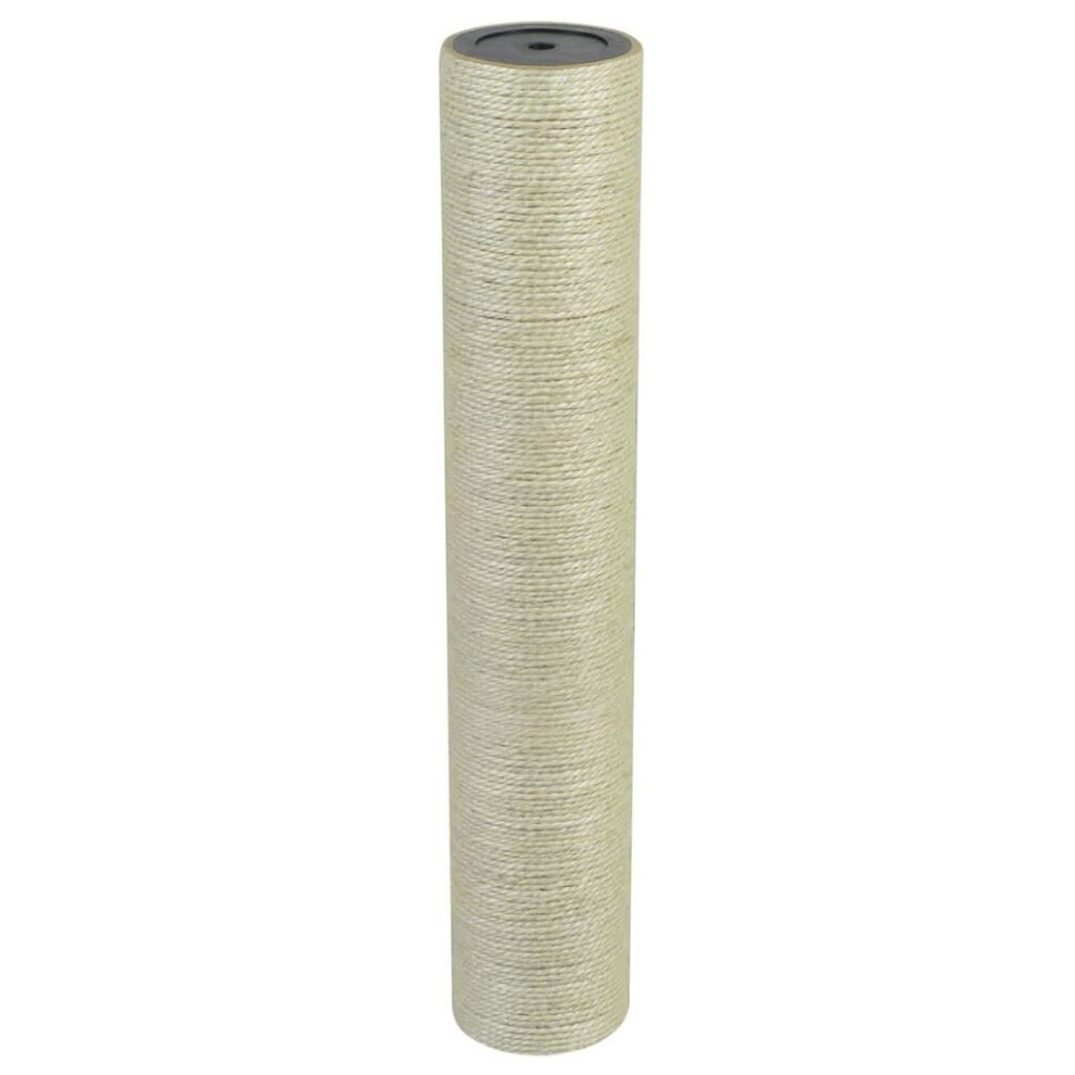 Vidaxl Cat Scratching Post 8X45cm 8Mm Kitten Scratch Pole Stand Tree Beige