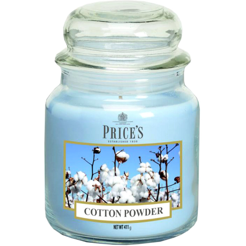 (One Size, Cotton Powder) Prices Candles Medium Jar