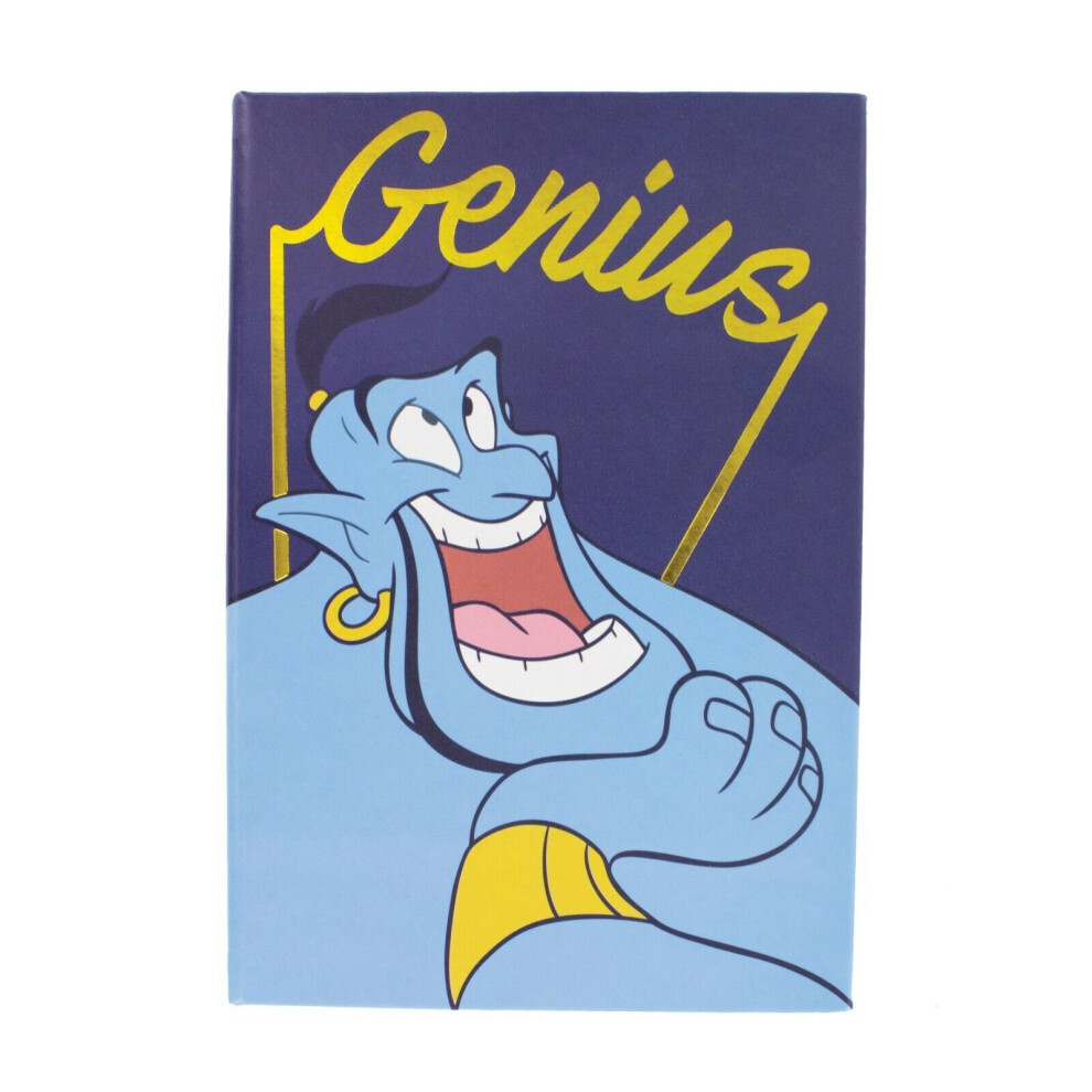 Disney Aladdin Genie Notebook A5 200 Pages Lined Bound Jotter Note Pad