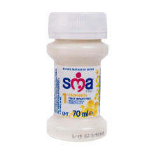 SMA PRO First Infant Milk, Ready-to-Feed, 70ml Bottles, Box of 32