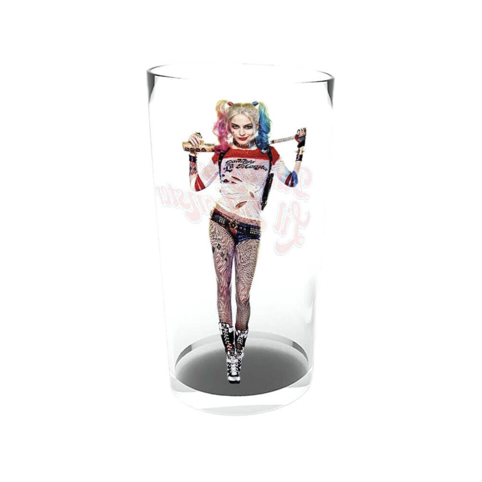 Suicide Squad Daddy's Lil Monster Large Glass