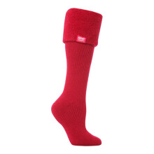 (37-42, Rot) Heat Holders - Heat Holders Damen Winter Thermo Gummistiefel Socken - Stiefelsocken