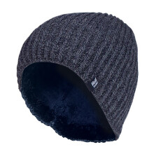 (One Size, Marine) Heat Holders - Heat Holders Herren Outdoor Winter Beanie Strickmütze mit Fleece Gefüttert
