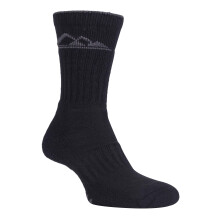 (39-45, SBMS030BLK) Storm Bloc - Storm Bloc - 3er Pack Herren Gepolsterte Trekkingsocken Wandersocken Baumwolle