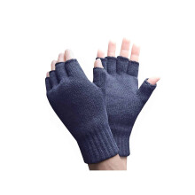 (One Size, Marine) Heat Holders - Heat Holders Winter Warme 3.2 TOG Fleece Fingerlose Handschuhe Gestrickt Outdoor