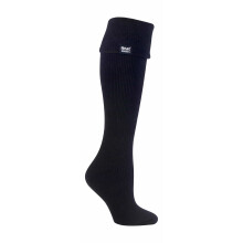 (04-Aug, Schwarz) Heat Holders - Heat Holders Damen Winter Thermo Gummistiefel Socken - Stiefelsocken