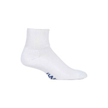 (4-8, White) IOMI - 3 Pack Extra Wide Cotton Low Cut Ankle Diabetic Socks
