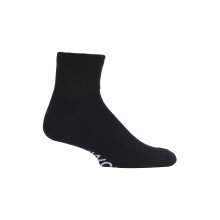 (9-11, Black) IOMI - 3 Pack Extra Wide Cotton Low Cut Ankle Diabetic Socks