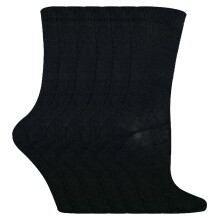 (27-30, Schwarz) Sock Snob - Sock Snob - 6 Paar Kinder Jungen Mädchen Einfarbig Lässig Socken Baumwolle Bunt