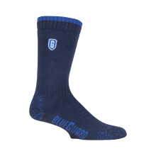 (43-45, Blau) Blueguard - Blueguard - Herren und Damen Arbeitssocken Verstärkt für Stahlkappenstiefel