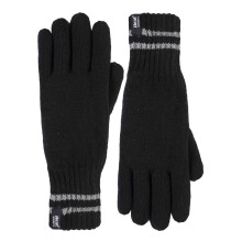 (L/XL, Hallo Vis Black) Heat Holders - Heat Holders Herren Warm Hi Vis Thermo Handschuhe Reflektierend für Winter