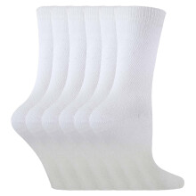 (27-30, Weiß) Sock Snob - Sock Snob - 6 Paar Kinder Jungen Mädchen Einfarbig Lässig Socken Baumwolle Bunt
