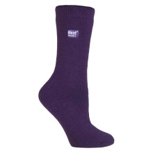 (04-Aug, Lila) Heat Holders - Heat Holders Lite - Damen Thermosocken Dünn | Warm Einfarbige Socken für Winter
