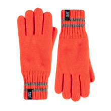 (L/XL, Hallo Vis Orange) Heat Holders - Heat Holders Herren Warm Hi Vis Thermo Handschuhe Reflektierend für Winter