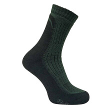 (43-45, Grün) Dr Hunter - Dr Hunter - Herren Thermo Wandersocken Kurz | Gepolstert Merino Wollsocken