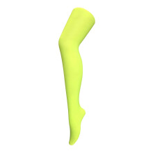 (One Size, Neon Gelb) Sock Snob - Sock Snob - Damen Mädchen Muster Bunt Farbig Neon Strümpfe Strumpfhose - 40 Den