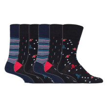 (06-Nov, MGG548) Gentle Grip - 6er Pack Herren Socken Comfort Ohne Gummi Bund | Gentle Grip Socken Baumwolle