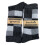 (4-8, Black / Grey) Sock Snob - 1 Pack Ladies Checkered Patterned Wool Blend Socks 2