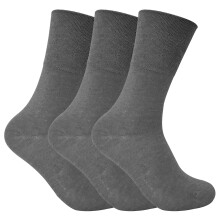 Sock Snob - Sock Snob - 3er Pack Damen Dünn Thermo Diabetikersocken Extra Weit Ohne Gummi