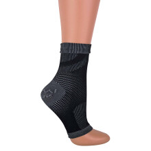 (S/M, Schwarz) IOMI - IOMI - Kompressions Plantarfasziitis Socken Ohne Fuß für Achilles Tendinitis