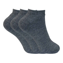 (04-Jul, Holzkohle) Sock Snob - Sock Snob - 3er Pack Damen Winter Warme Thermosocken Kurz mit Inner Fleece