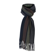 (One Size, Braunes Khaki) Giovanni Cassini - Giovanni Cassini - Herren Italienisch Inspirierte Schal mit Streifen für Winter