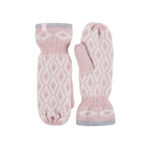 (One Size, Koralle) Heat Holders - Heat Holders Damen Winter Fleece Strick Fäustlinge Handschuhe mit Innenfutter