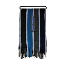 (One Size, Türkisgrau) Giovanni Cassini - Giovanni Cassini - Herren Italienisch Inspirierte Schal mit Streifen für Winter