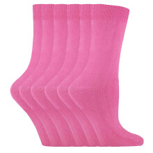 (04-Jul, PL30 Rose) Sock Snob - Sock Snob - 6er Pack Damen Dünn Socken Baumwolle Bunt | Elegante Socken Damen