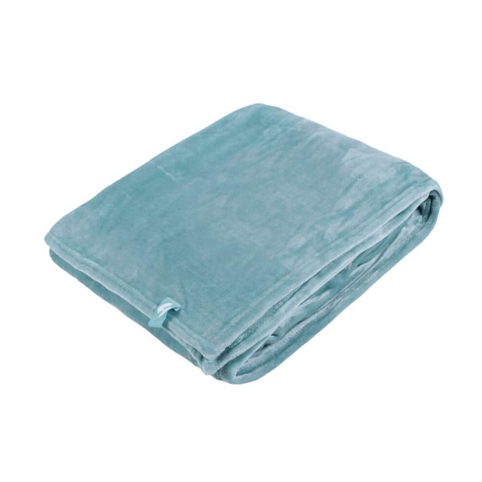 (180 x 200 cm, Duck Egg) Extra Soft Warm 1.7 TOG  Luxury Thermal Fleece Blanket - 180 x 200 cm