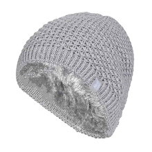 (One Size, Hellgrau) Heat Holders - Heat Holders Winter Strickmütze Damen | Warm Beanie Mütze Stricken Fleecefutter