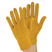 (One Size, Senf) Sock Snob - 1 Paar Damen Warme Wollhandschuhe Damen | Thermo Handschuhe Gestrickt für Winter