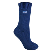 (04-Aug, Marine) THMO - THMO - Damen Thermo Socken mit Komfortbund | Dickies Warm Socken Gefüttert