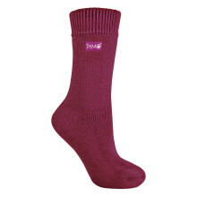 (37-42, Tiefes Fuchsia) THMO - THMO - 1 Paar Damen Thermo Socken mit Komfortbund | Dickes Warm Socken Gefüttert