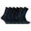 (6-11, DEE6) Sock Snob - 6 Pack Mens Patterned Coloured Soft Cotton Dress Socks 2