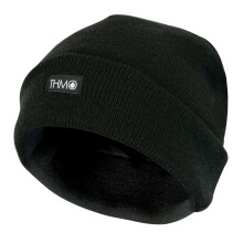 (One Size, Schwarz) THMO - THMO - Herren 3M Thinsulate Warme Thermo Mütze Beanie Gestrickt mit Gefüttert