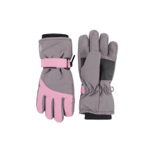 (5-10 Years, Rosa / Grau) Heat Holders - Wasserdichte Thermo-Skihandschuhe für Kinder