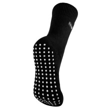 (04-Aug, Schwarz) THMO - THMO - Damen Antirutsch Thermo Kuschelsocken Plüsch | Hüttensocken Abs Sohle