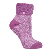 (04-Aug, HHL16) Heat Holders - Heat Holders 1 Paar Damen Bettsocken mit ABS Stopper | Antirutsch Kuschelsocken