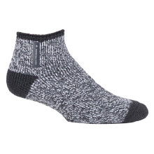 (6-11 UK, Charcoal Twist (Aubin)) HEAT HOLDERS - Mens Warm Luxury Fleece Lined Lounge Bed Socks