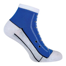 Sock Snob - 2er Pack Herren und Damen Baumwolle Bunt Muster Socken im Schuh Design