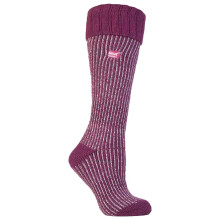 (04-Aug, Rosa) Heat Holders - Heat Holders - Damen Wärme Winter Thermo Stiefelsocken für Gummistiefel