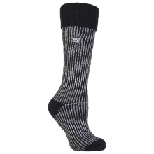 (04-Aug, Schwarz) Heat Holders - Heat Holders - Damen Wärme Winter Thermo Stiefelsocken für Gummistiefel