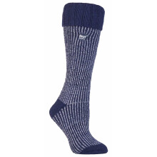 (37-42, Indigo) Heat Holders - Heat Holders - Damen Wärme Winter Thermo Stiefelsocken für Gummistiefel