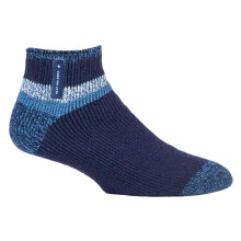 (06-Nov, Marineblauer Blockstreifen (Aubin)) Heat Holders - Heat Holders - Herren Gestreift Bettsocken Kuschelsocken Flauschig für Zuhause