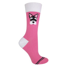 (4-8, Scotty Dog) Sock Snob - TALKIE - Damen Socken Lustig Bunt | Baumwolle Socken mit Hunde/Katzenmotiv